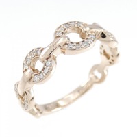 K18PG ダイヤモンド リング 0.19CT