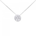 K18WG ダイヤモンド ネックレス 0.20CT
