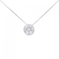 K18WG ダイヤモンド ネックレス 0.20CT