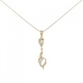 K18YG ダイヤモンド ネックレス 0.10CT
