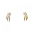 K18YG ダイヤモンド ピアス 0.14CT