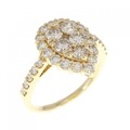 K18YG ダイヤモンド リング 1.00CT