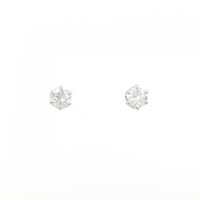PT ソリティア ダイヤモンド ピアス 0.469CT