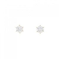 【リメイク】K18YG/ST ダイヤモンド ピアス 0.431CT 0.440CT E SI1 VG