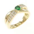 和光 エメラルド リング 0.19CT