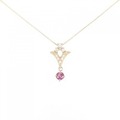 K18PG トルマリン ネックレス 0.268CT