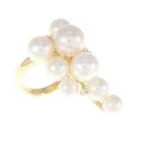 K18YG アコヤパール リング