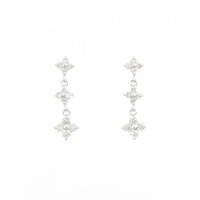 K18WG ダイヤモンド ピアス 0.32CT