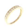 【リメイク】K18YG ダイヤモンド リング 0.30CT