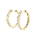【新品】K18YG ダイヤモンド ピアス 2.000CT