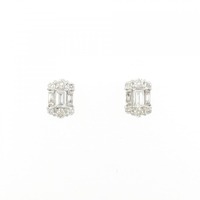 【新品】PT ダイヤモンド ピアス 0.36CT