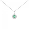 PT エメラルド ネックレス 0.52CT