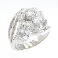 PT フラワー ダイヤモンド リング 0.29CT