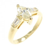 750YG ダイヤモンド リング