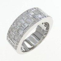 K18WG ダイヤモンド リング 1.58CT