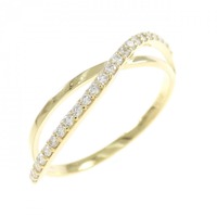 K18YG ダイヤモンド リング 0.18CT
