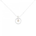K18WG ダイヤモンド ネックレス 0.20CT