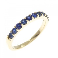 K18YG サファイヤ リング