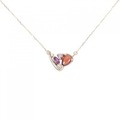 K10PG/K18PG ガーネット ネックレス