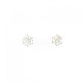PT ソリティア ダイヤモンド ピアス 1.24CT