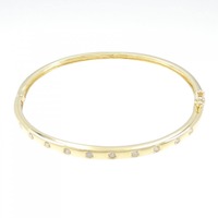 K18YG ダイヤモンド バングル 0.20CT
