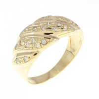 K18YG ダイヤモンド リング 0.17CT