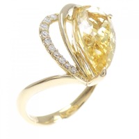 K18YG ベリル リング 3.01CT