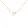 【リメイク】K18YG ダイヤモンド ネックレス 0.430CT G SI2 ハートシェイプ