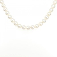 シルバークラスプ アコヤパール ネックレス 7.5-8mm