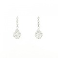 K14WG ダイヤモンド ピアス 0.50CT