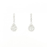 K14WG ダイヤモンド ピアス 0.50CT
