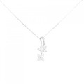 PT フラワー ダイヤモンド ネックレス 0.30CT