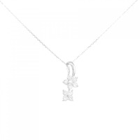 PT フラワー ダイヤモンド ネックレス 0.30CT