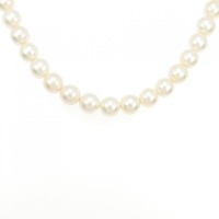 シルバークラスプ アコヤパール ネックレス 7.5-8mm
