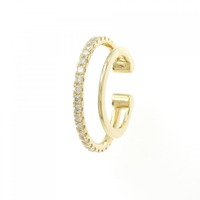 【リメイク】K18YG ダイヤモンド イヤーカフ 片耳 0.24CT