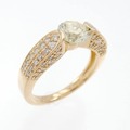 K18PG ダイヤモンド リング 1.007CT