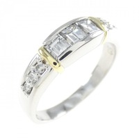 PT/18K ダイヤモンド リング 0.50CT