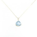 【リメイク】K18YG アクアマリン ネックレス 2.07CT