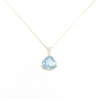 【リメイク】K18YG アクアマリン ネックレス 2.07CT