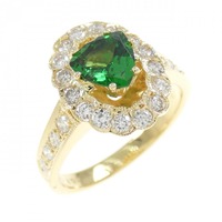 750YG ガーネット リング 0.67CT
