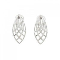 K18WG ダイヤモンド ピアス/イヤリング 0.62CT