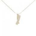 K18YG ダイヤモンド ネックレス 0.19CT