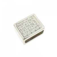 【新品】PT パヴェ ダイヤモンド ペンダント 0.11CT