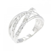 K18WG ダイヤモンド リング 0.34CT