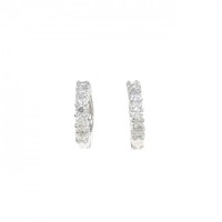 K14WG ダイヤモンド イヤリング 0.20CT