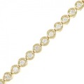 K18YG ダイヤモンド ブレスレット 2.05CT