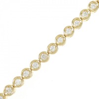 K18YG ダイヤモンド ブレスレット 2.05CT