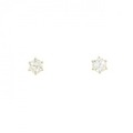 K18YG ソリティア ダイヤモンド ピアス 0.25CT