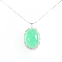 【リメイク】PT エメラルド ネックレス 60.09CT