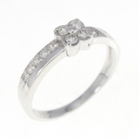 K18WG ダイヤモンド リング 0.16CT